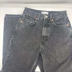 Zara Charcoal Denim Trousers
